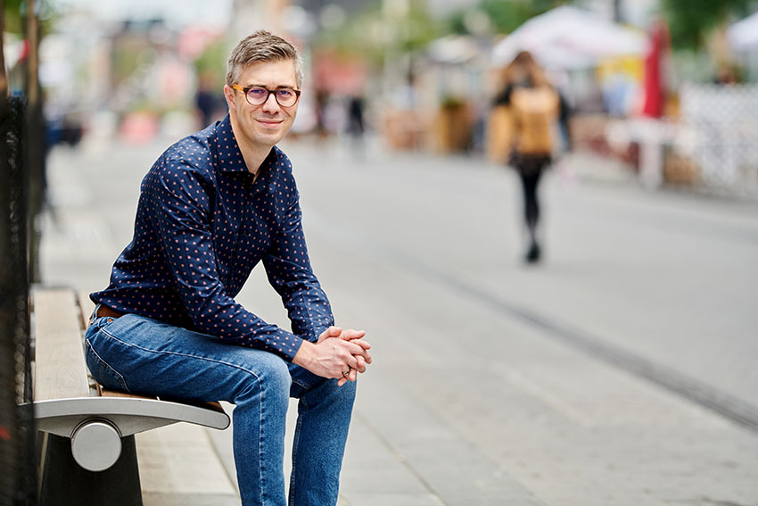 Mathieu Lavallée, vice-président et associé chez Exponentiel, agence de communication