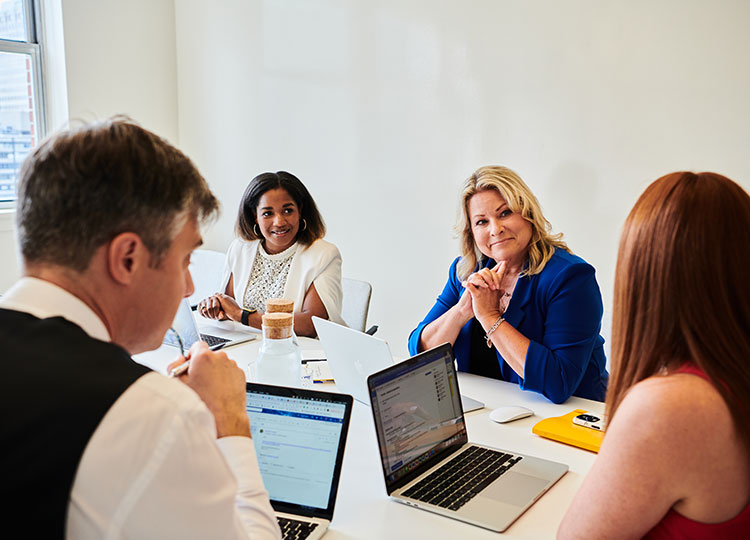 Véronique Arsenault, Founding President, Mathieu Lavallée, Vice-President and Partner, Nancy Bouffard, Vice-President, and Tamara Chiasson, Director