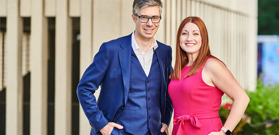 Véronique Arsenault, présidente fondatrice, et Mathieu Lavallée, vice-président et associé