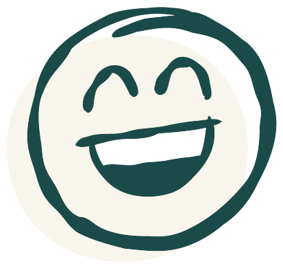 Pictogramme d'un bonhomme sourire