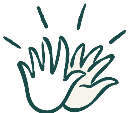 Pictogramme d'un high-five