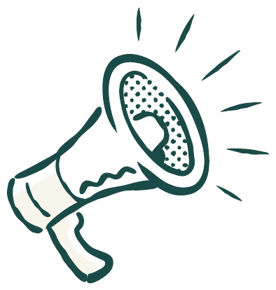 Pictogramme d'un mégaphone